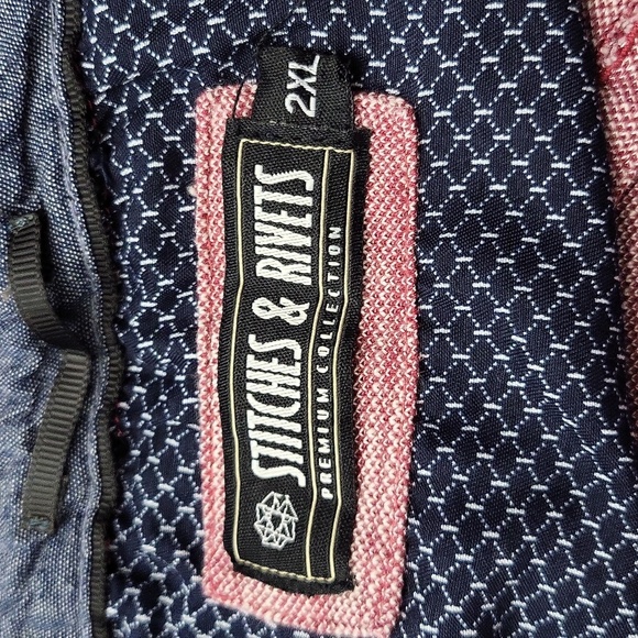 Men's Stitches & Rivets Polo Shirt (Size 2XL) - Picture 4 of 5